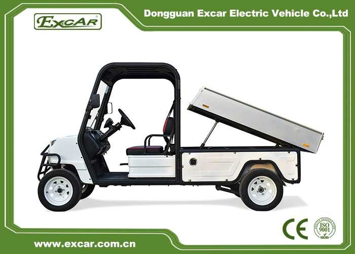 60-100km Electric Golf Car With Aluminum Cargo , Mini Electric Utility Carts