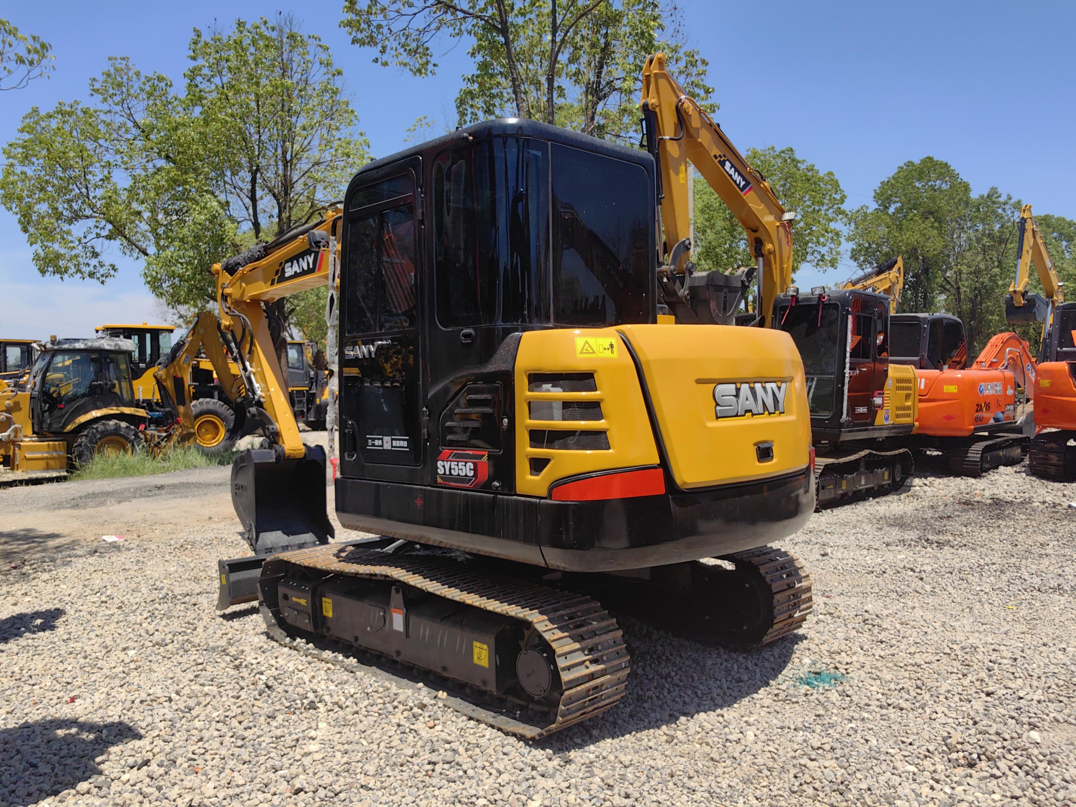Used Sany 5T Equipment Mini Backhoe Excavator Construction Sany SY55C
