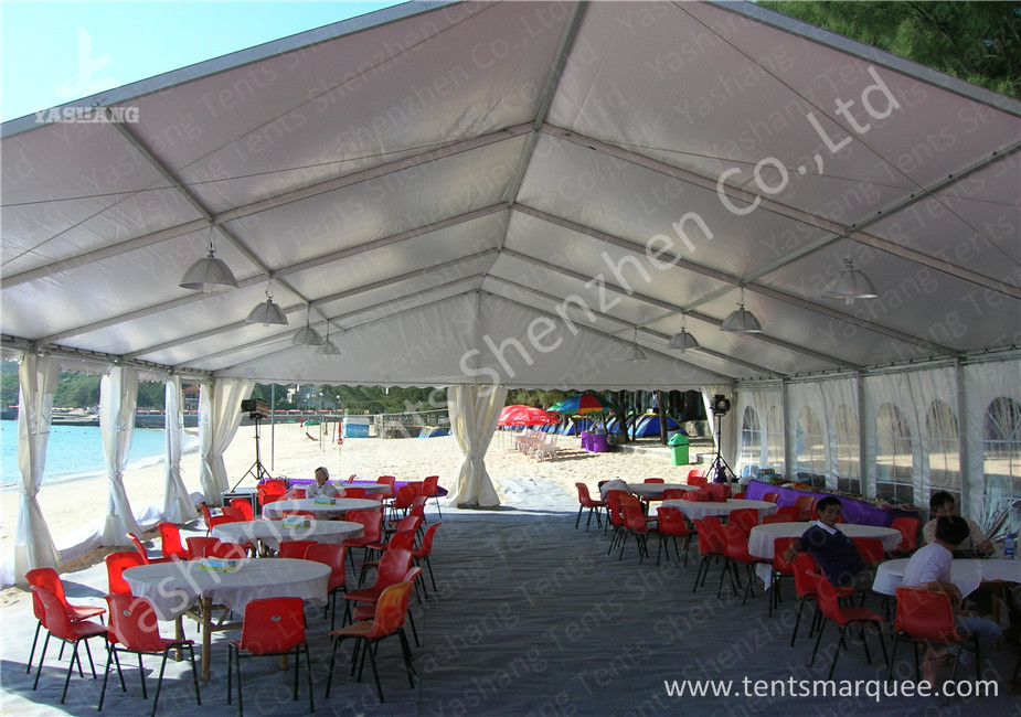 Outside Ultraviolet Resistant white Cover Aluminum party Tent Building