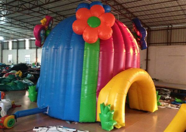 Colourful Blow Up Party Tent Wind Resistant , Outdoor Amusement Park Blow Up