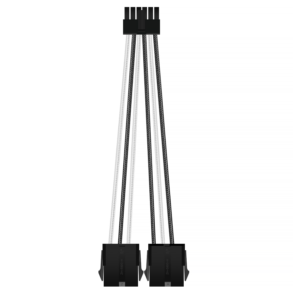 Power Supply Cable Sleeves PCIe Molex Micro-Fit 3.0 Connector For NVIDIA Ampere GEFORCE RTX 3070 3080 Black White