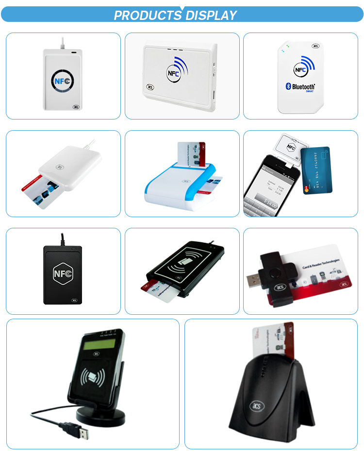5V DC RFID NFC Reader , ACR122U-A9 Contactless Reader Writer 70g Weight