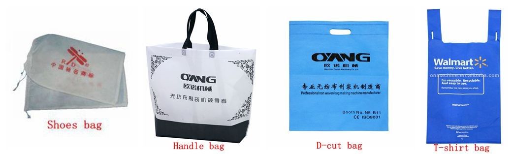 Specially Designed Non Woven Carry Bags Manufacturing Machine High Out Put 100pcs / Min