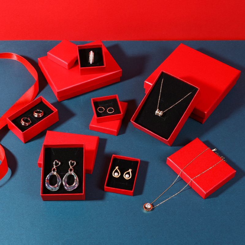 Luxury Jewellery Paper Gift Box with Custom Logo Printing, China Manufacturer Wholesale Storage Box, Free Samples Available Display Box