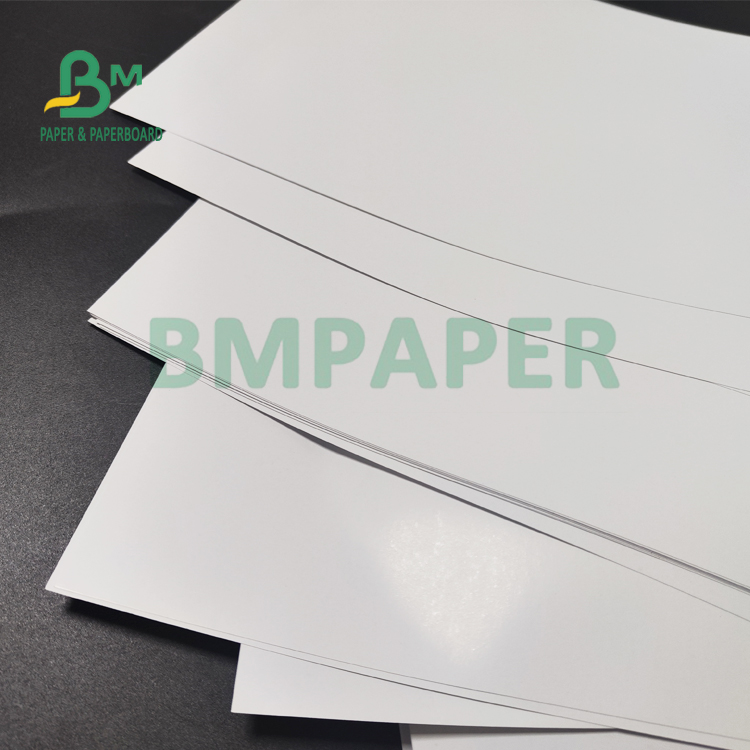  80# 100# C2S Gloss White Coated Text Paper For Door Hangers 24'' x 36''