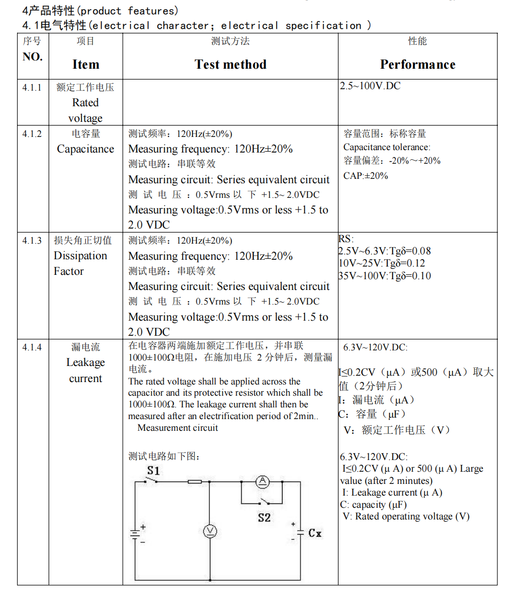 6.3*8 Solid Oxide Electrolyzer for Affordable Hydrogen Production 100UF/35V Specifications