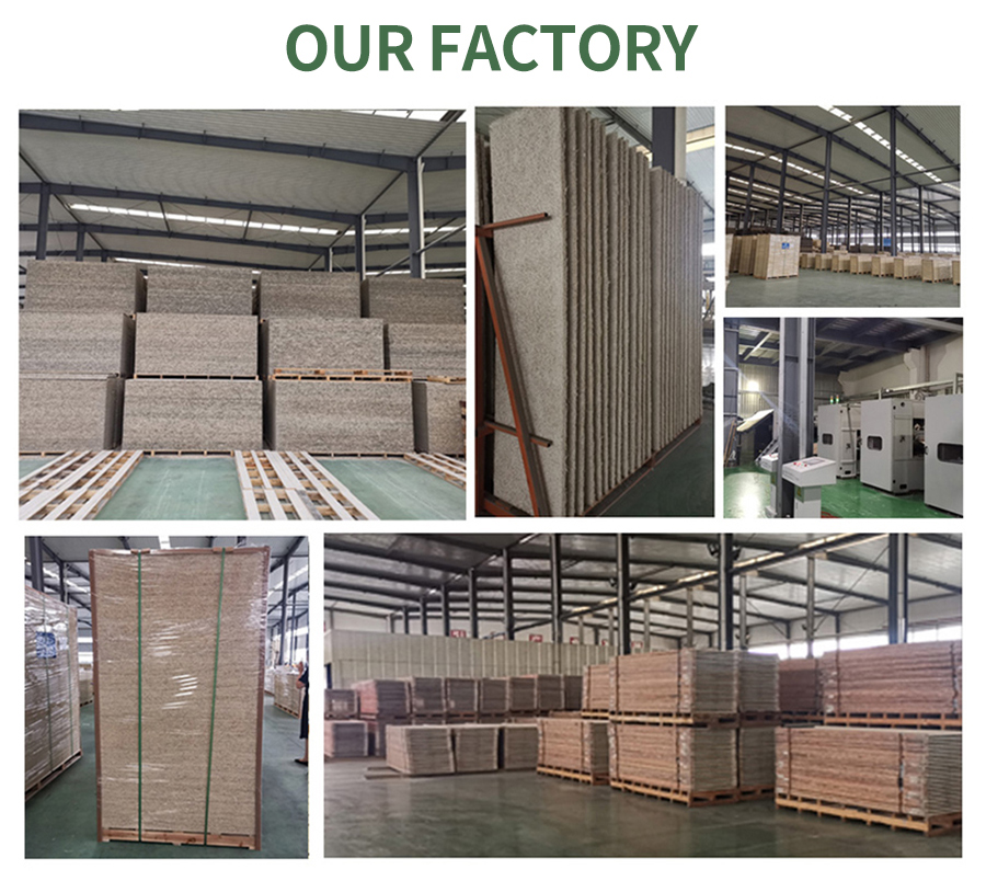 Wooden Slats Wall MDF Wood Veneer Pet Acoustic Panel for Office Building Wall Covering