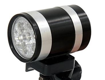 Aluminium White / Red Bike Lights That Light Up The Road With 2 * CR2032 Battery