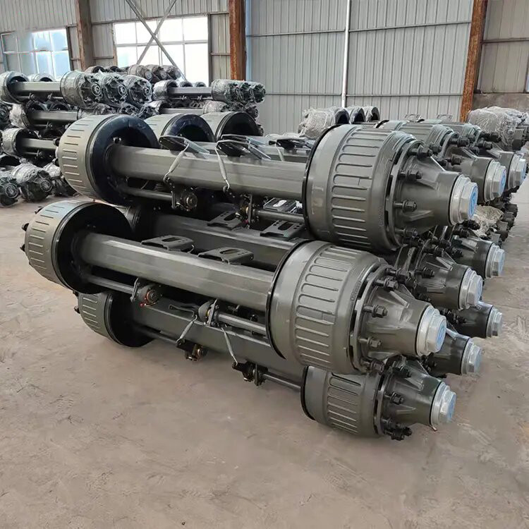 China Factory Trailer Axle Axel 20T with Trailer Rims Wheels trailer parts suppliers