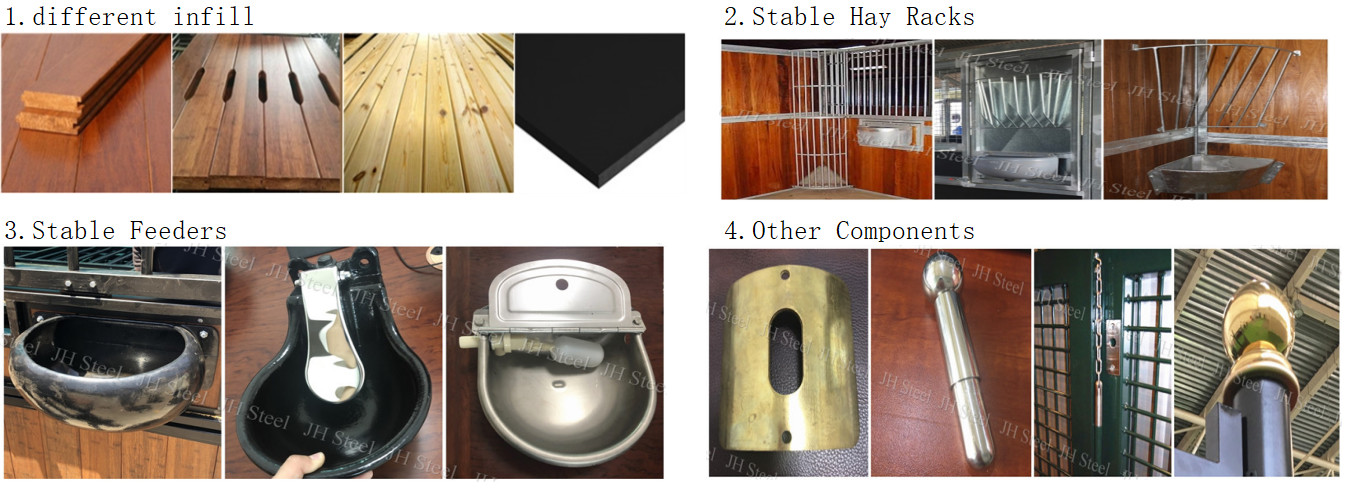 Pvc Material Portable Horse Stables 12ft Temporary
