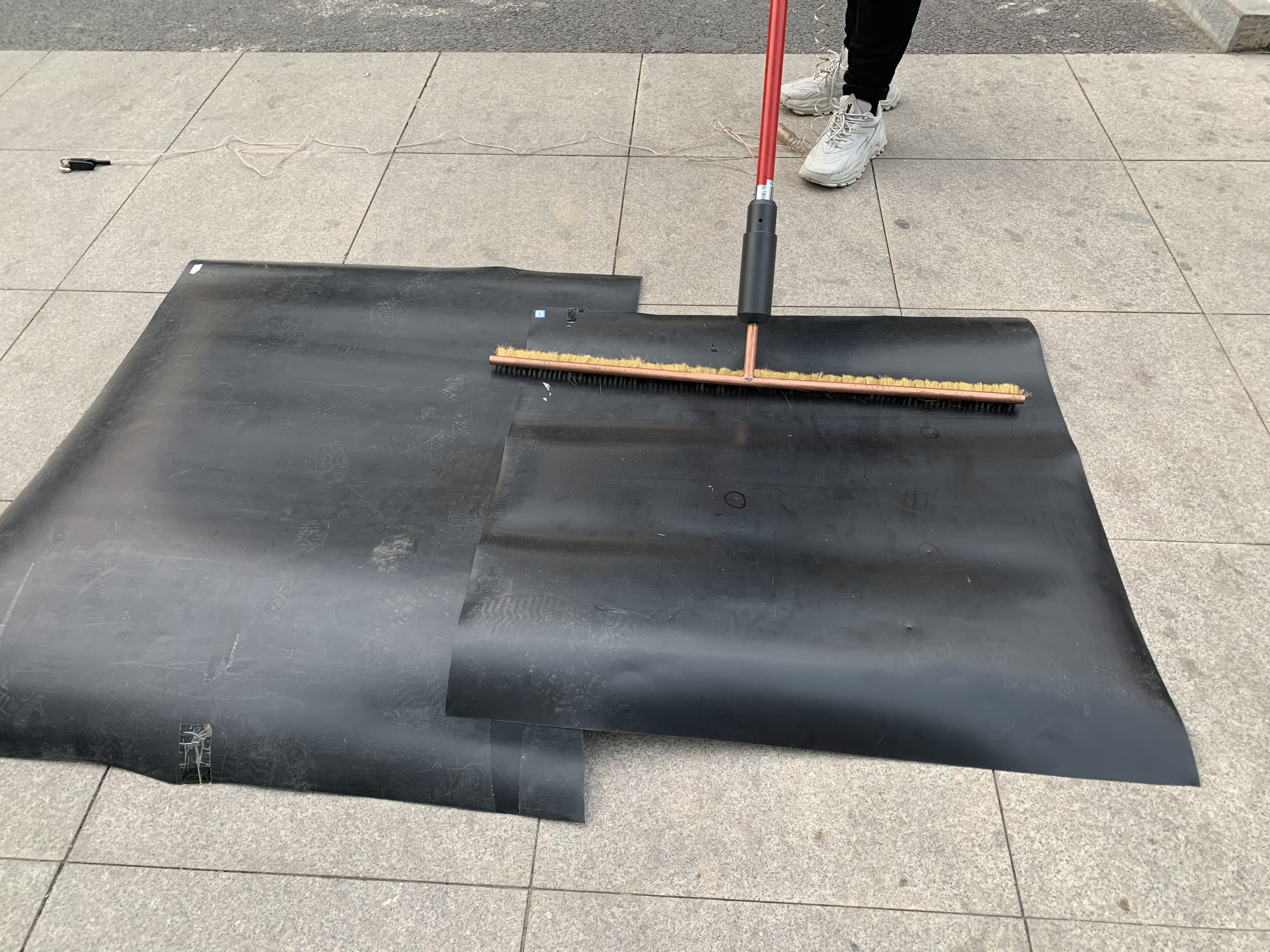 Touch Panel Plastic Film Leak Detector For Test Geomembrane