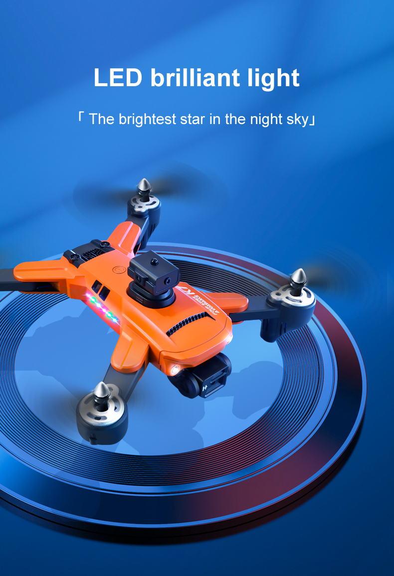 Smart GPS Optical Flow Quadcopter Drone with Obstacle Avoidance and Image Transmission Distance of 200M