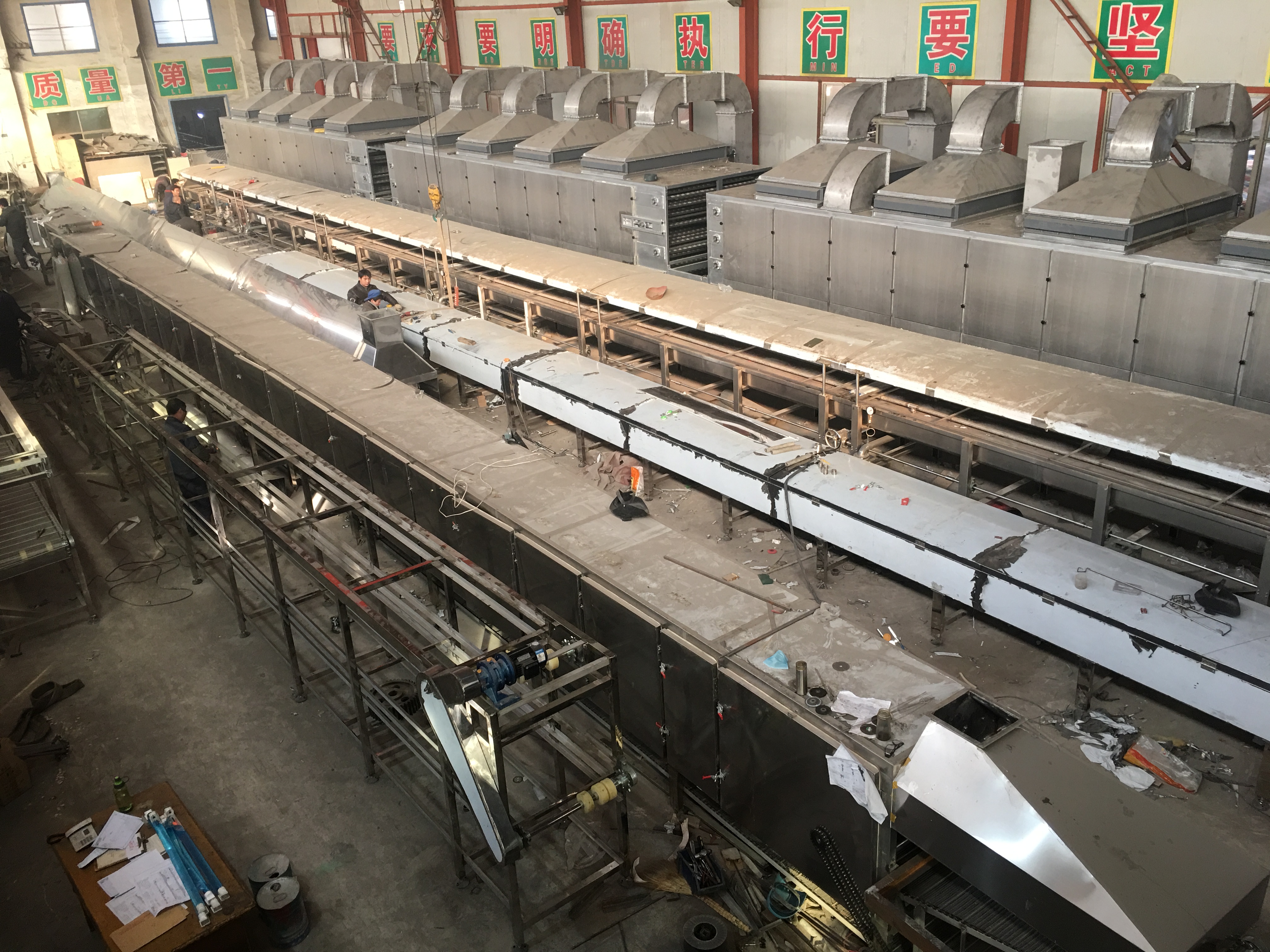 High Speed Noodles Manufacturing Machine , Instant Noodle Line With Frying Machine