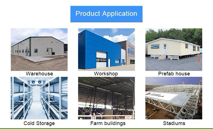 Steel Industrial-Style Light Sandwich Panel Prefabricated Warehouse for Gymnasium