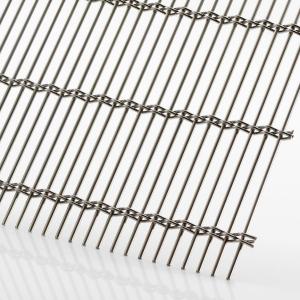 Facade Stainless Steel Wire Mesh Screen Fabrics Architectural Mesh Cladding