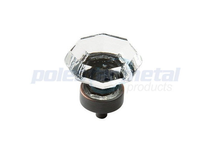 1 1/16" Diameter Brushed Satin Nickel Zinc Alloy Modern Cone Cabinet Knob
