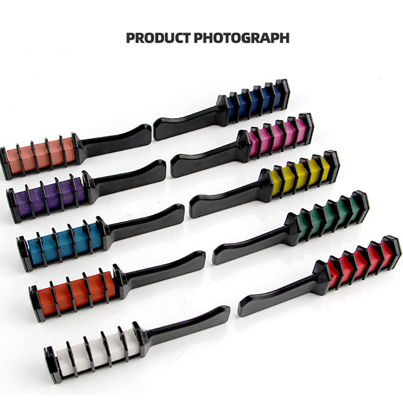 95 ml Volume Salon Hair Color Hair Chalk Comb Customize Temporary Washable Dye for Kids