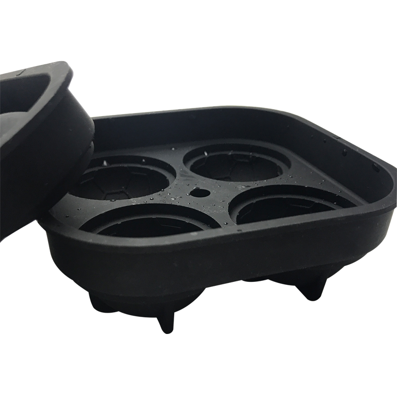 Amazon Best Selling Wholesale Make Your Own Soccer Ball Football Shape Silicone Ice Cream Ice Cube Mould