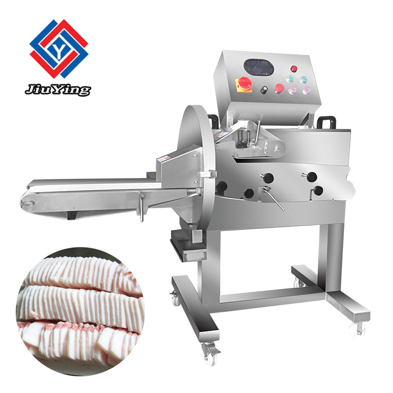 TJ-304B Commercial Double Blades Cooked Meat Slicer For Cutting Roast pork/Tripe/Fat Sausage/Beef