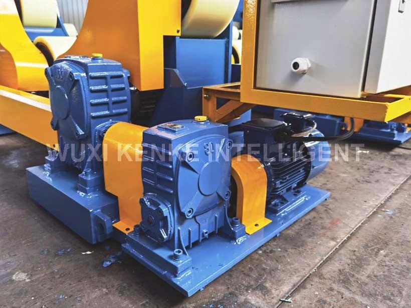 100 Ton Self Aligned Welding Rotator Factory Turning PU Roller