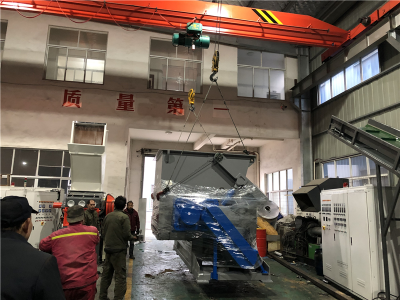 Timber Foam Plastic Recycling Shredder Machine PVC Plastic Bumper Shredder