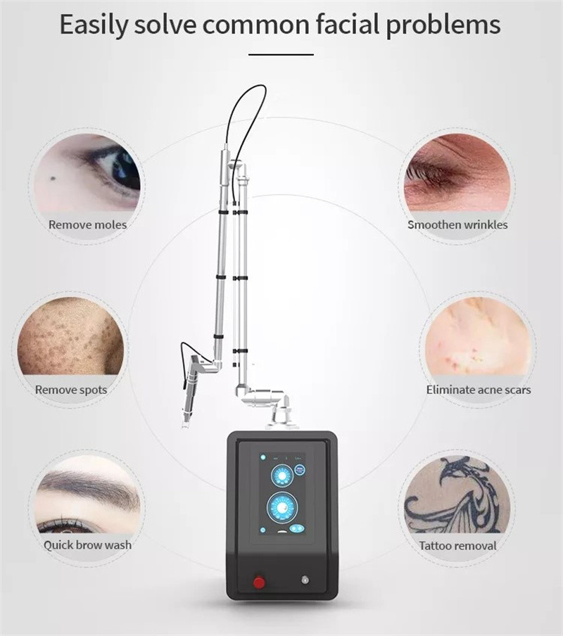 Nd Yag 532nm Pico Laser Machine Pigment Removal Tattoo Removal
