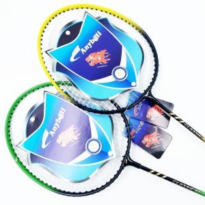 Anyball Badminton Racket Durable Type with Pack 3/4 Cover Bag and Strings