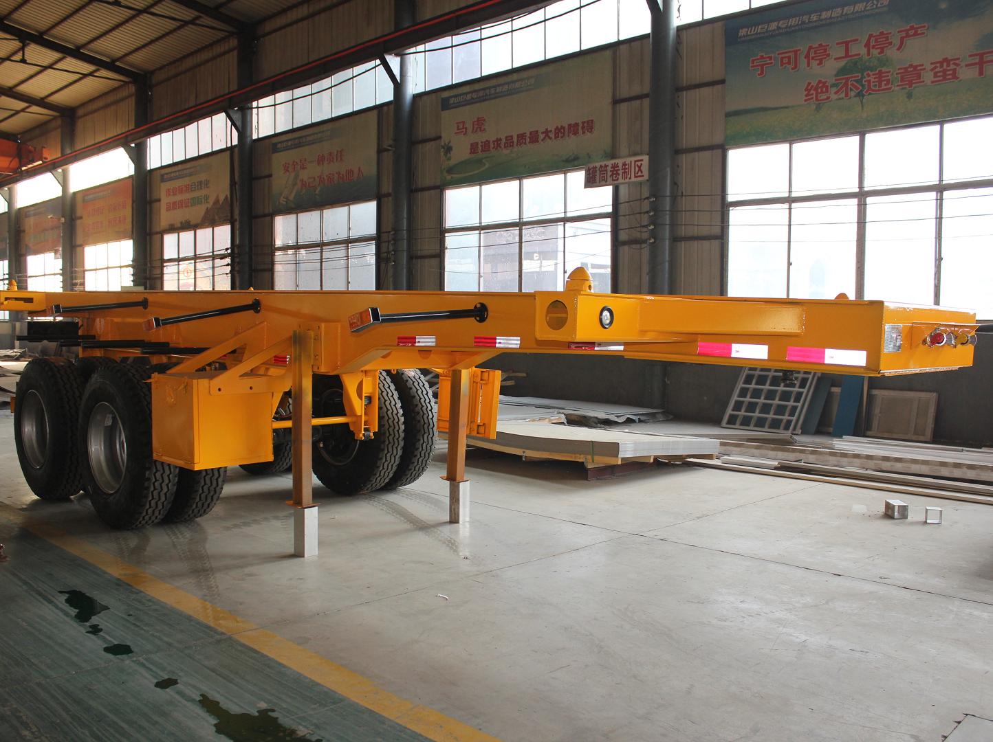 NDRC Announced Enterprise 20 Feet 40ft Container Semi Remorque Container Chassis Semi Trailer
