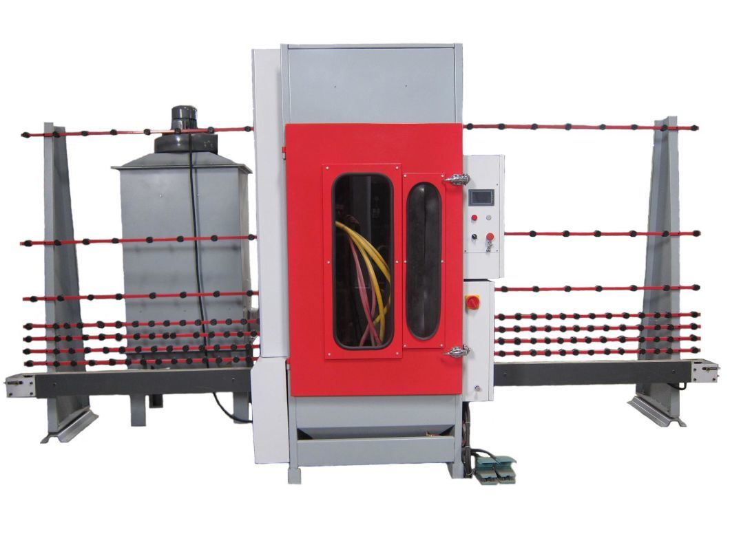 Vertical and Horizontal Glass Sandblasting Machine, Frosting Glass Machine 1600