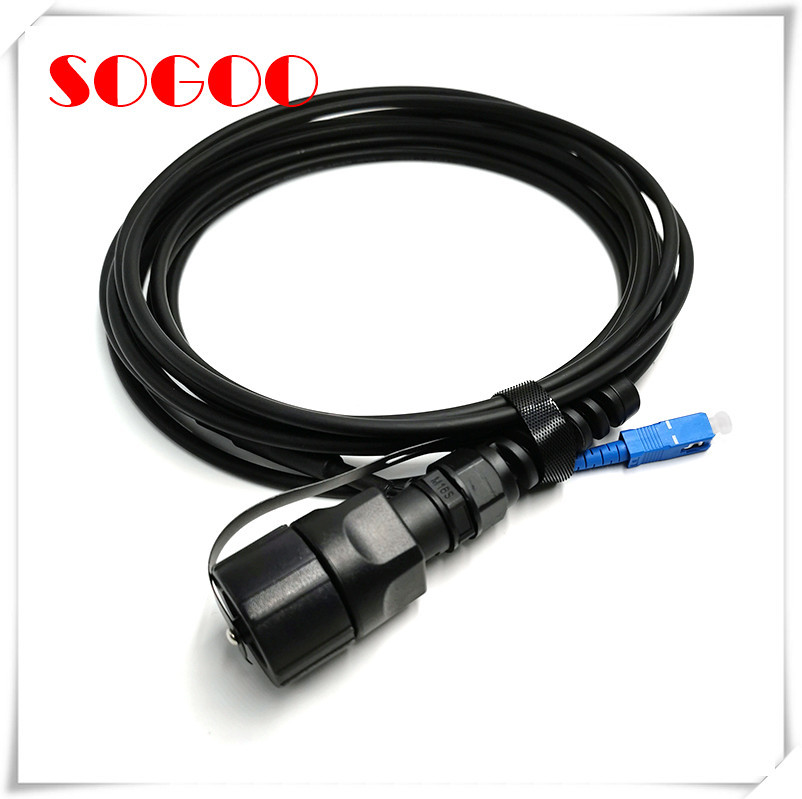 Outdoor 5G Telecom CPRI Armored Fiber Optic CPRI Duplex Patch Cords