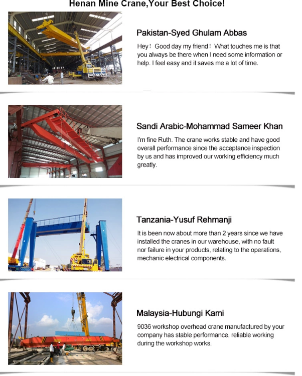 explosion proof single girder bridge crane