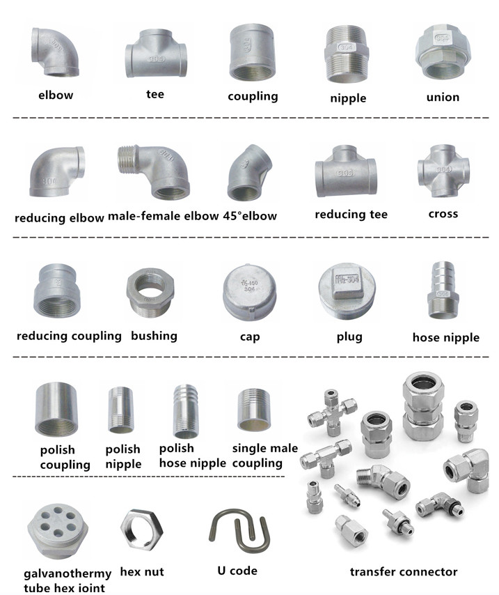 ANSI 45 90 Degree Street Elbow 304 316 Stainless Steel Thread