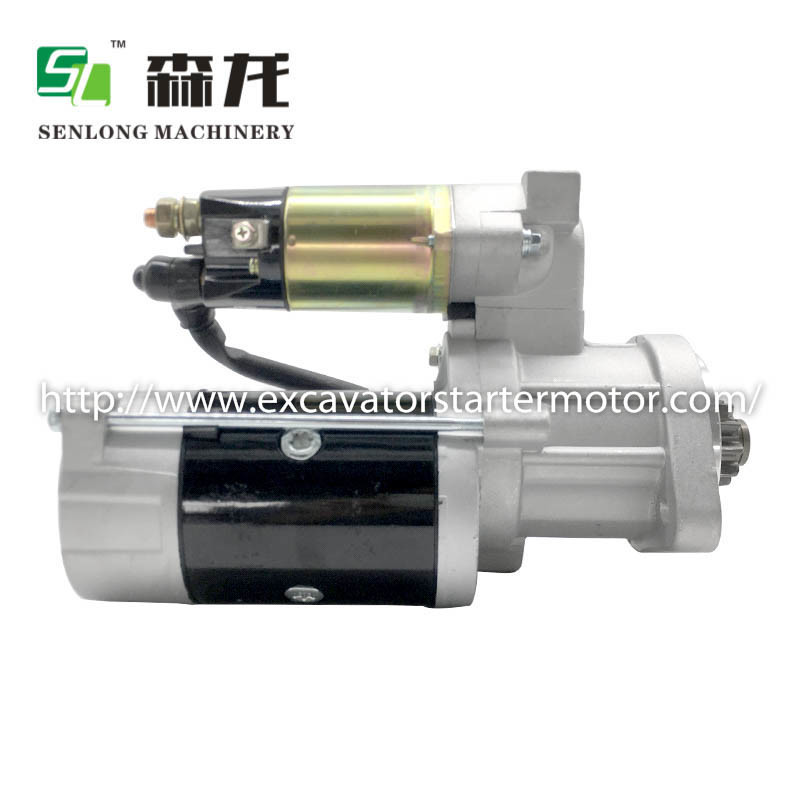 24V 10T Excavator Starter motor S6K E200B E320 M3T56172, M3T56174, M3T56181, M3T56182, M3T56183