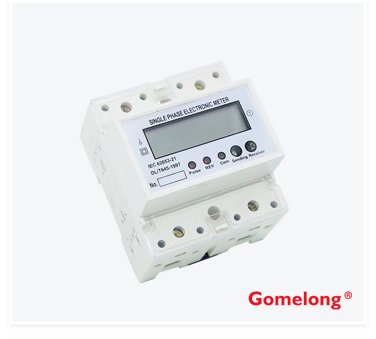 Top 10 seller 1 Phase Din Rail Ethernet Smart Energy Meter With Rs485 interface
