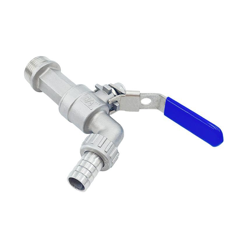 High Quality Bibcock 304 Stainless Steel Faucet Ball Valve