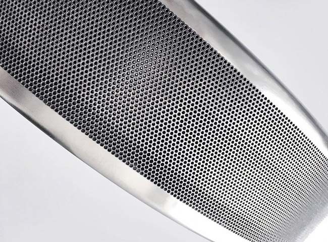 Micro Hole Perforated Metal Made by CNC Punching Machine High Speed, Fine Precision and Small Holes