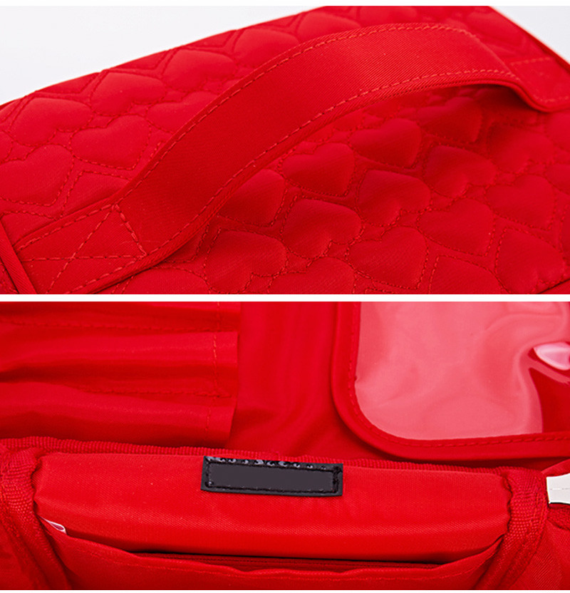 OEM Factory Large Capacity Double Zipper Makeup Bag Case with Handle