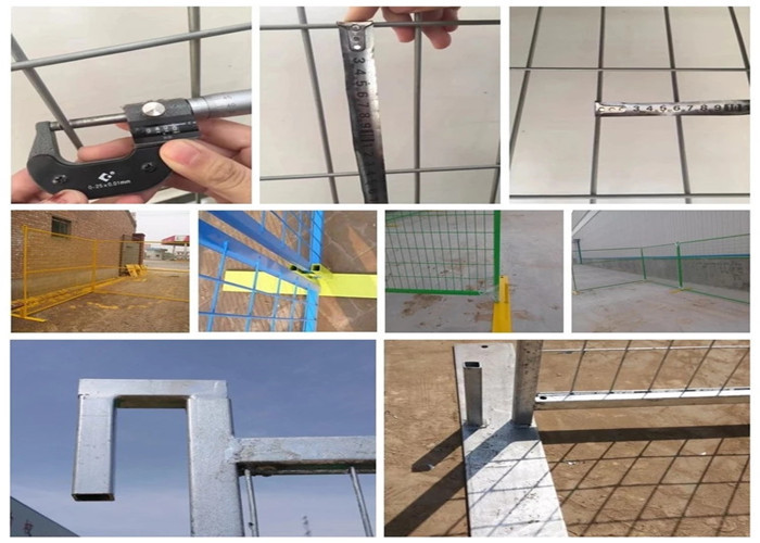 6ft X 8ft Standard Size Rental Rapid Mesh Temporary Fencing Portable PVC Coated