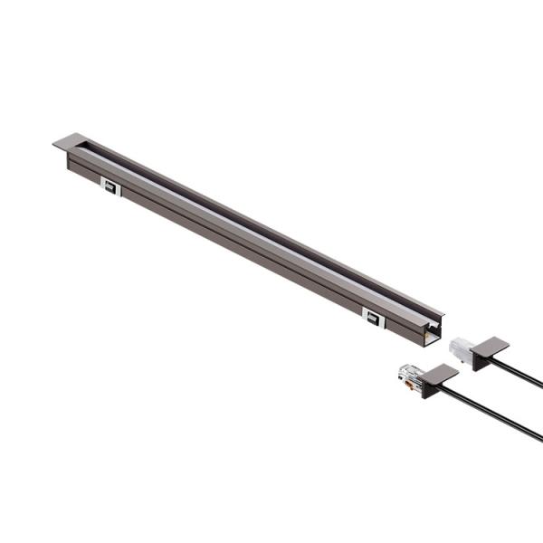 A2Q06 Recessed Diagonal Illuminated Strip Light PC Aluminum Alloy SMD2219 Beads