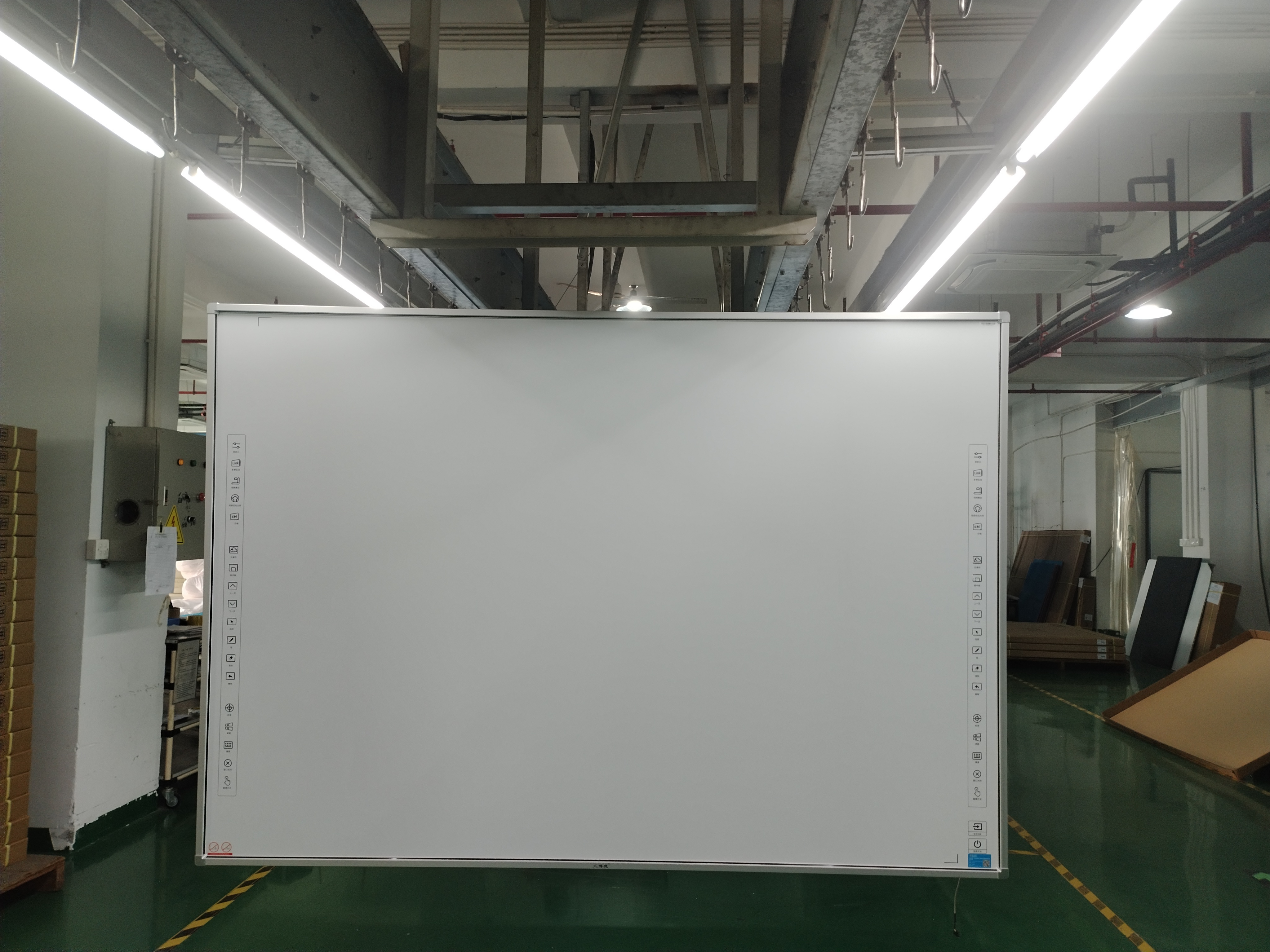 Factory Direct Ceramic Or Glossy Plastic Surface IR 20 Touch Point Interactive Whiteiboard Smart Touch Panel With 22pcs Hotkeys Each Side For Quick
