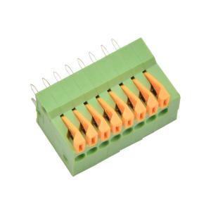 KAIFENG 2.54 Mm Pitch Connector , Top Entry PCB Spring Terminal Connector