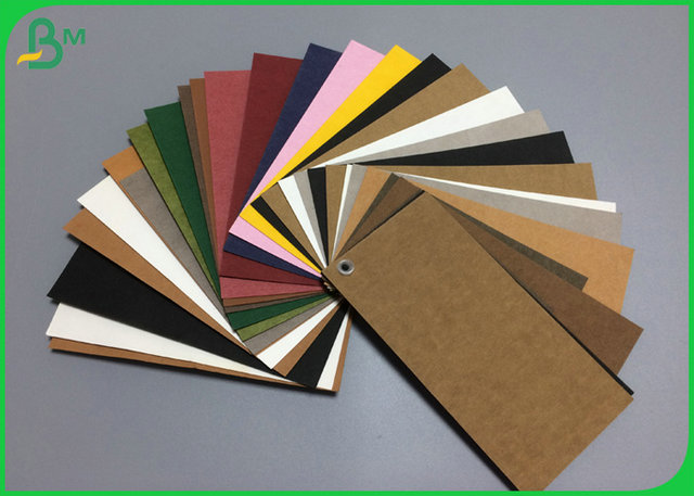 0.3mm 0.55mm Thickness Washable Kraft Fabric For Bags Making 
