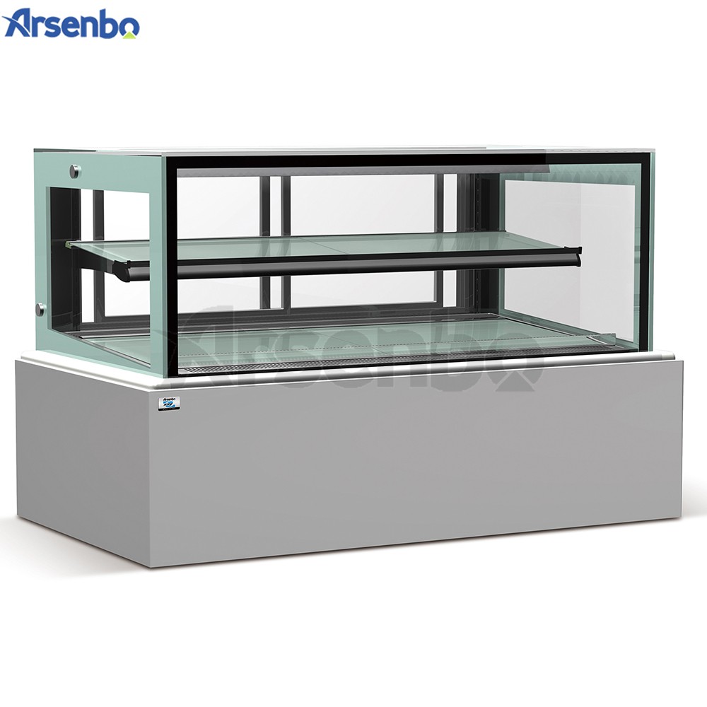 Upright 50HZ Cake Display Refrigerator Multiscene Wear Resistant