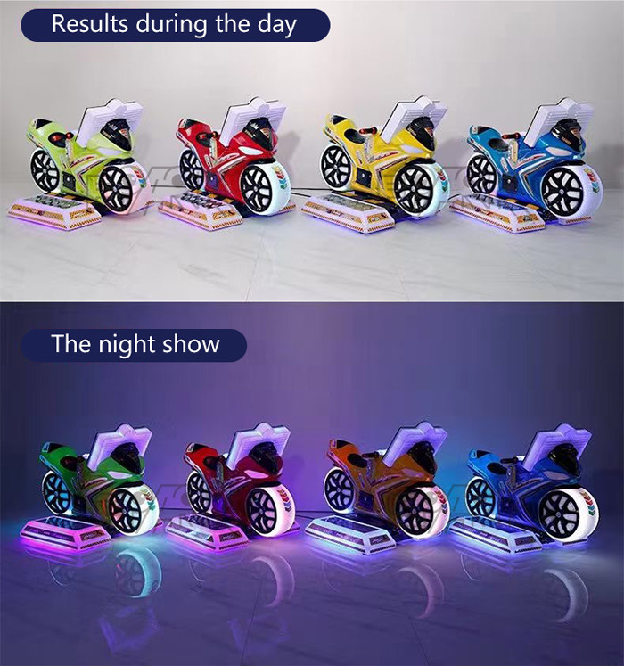 3d Motorcycle Video Racing Game Machine 150W Coin Operated
