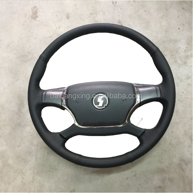 Shacman Heavy Truck Cabin Spare Parts Steering Wheel Assembly Standard Size