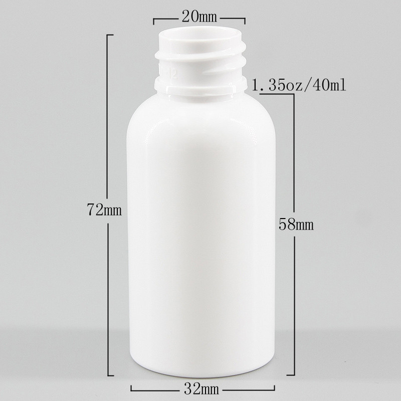 Hand Sanitizer 30ml 40ml PET Plastic Spray Bottle Flip Top Cap