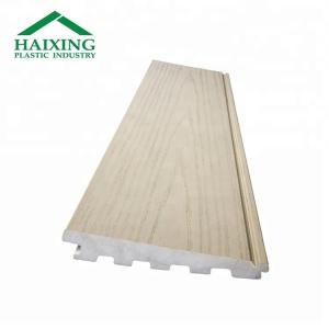 Outside Wall Building PVC/WPC Engineered Composite Wood Decking Wall Cladding