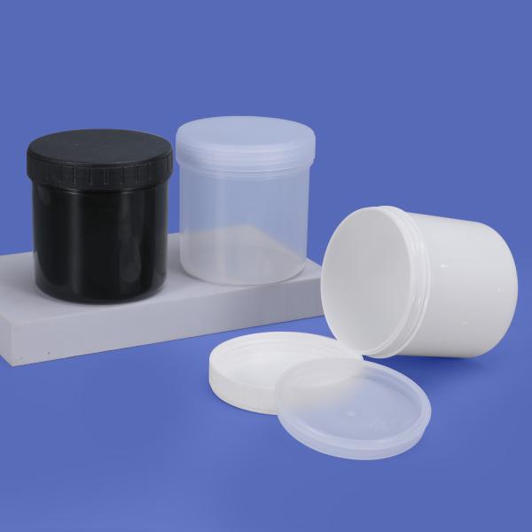 PP Base Material Plastic Jar for 30ml-2 liter Food Storage Protein Milk Powder