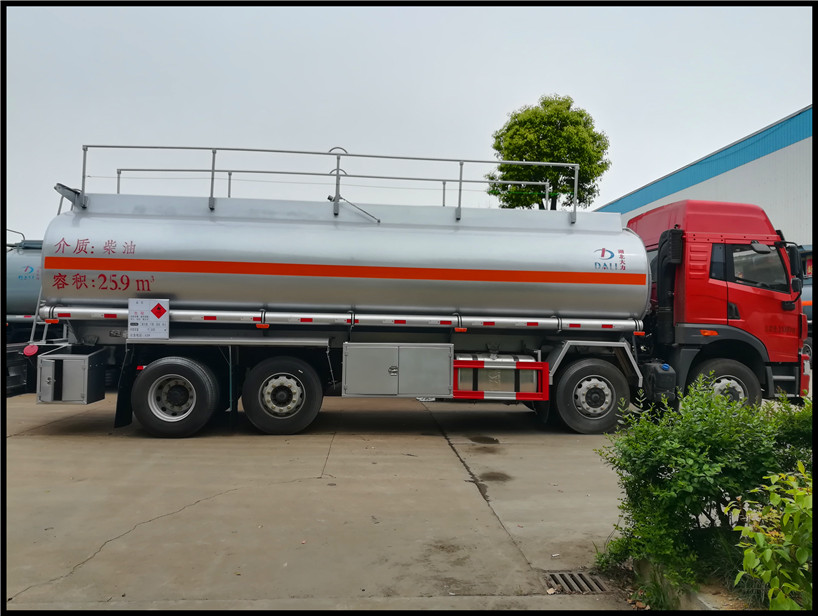 FAW 26-28cub 260 Horsepower Front Four Rear Six (8x2) Aluminum Alloy Chemical Vehicle Special Truck Special Transport Truck