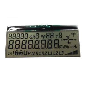 17 Digits 7 Segment Custom Lcd Module , Metal Pin Transflective Lcd Display Cog